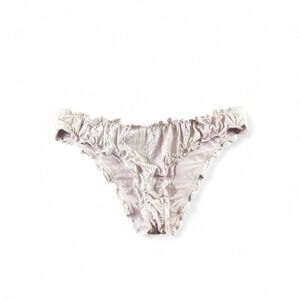 NWT - Aerie Light Purple Ruffle Cheeky Bikini Bottoms